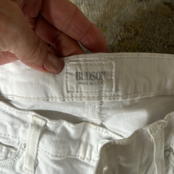 Hudson's super skinny white jeans - Picture 2 of 7